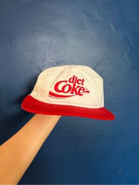 Vintage 80s Coca Cola embroidered flat brim